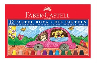 Faber Pastel Boya 12 Renk Karton Kutu 5282125312