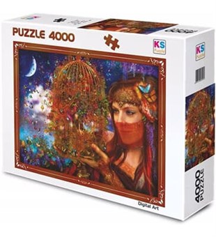 KS GAMES PUZZLE 4000 HER BUTTERFLY FAIRYTALE